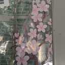 MOSNOVO Case for Samsung Galaxy S25 / Galaxy S24, [Buffertech 6.6ft Military-Grade Drop Protection] [Anti Peel Off Tech] Clear TPU Bumper Phone Case Cover Design - Cherry Blossom Floral