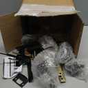 JO.KO Entry Door Lock Set, Square Door Lever for Bedroom, Passage Door Privacy Locking Interior/Exterior Entry Door Knob/Heavy Duty (2 Pack, Matte Black)