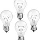 60 Watt Incandescent Light Bulbs,A19 60W Light Bulb, Dimmable, 2700K, Soft White,4Pack