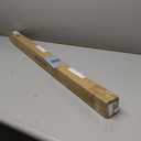 2 Pack 36" Replacement Door Sweep Hardware Double Bubble Kerf Door Sweep Door Bottom with Vinyl Fins Weather Stripping Door Seal for Bottom of Door Exterior, Weatherproof Design