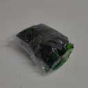 Black Shower Cap for Men and for Women Reusable Shower Cap Waterproof Plastic with Elastic Lace Band (Black, Regular size)