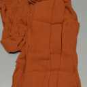 Simple&Opulence Cotton Muslin Throw Blanket for Bed, Couch, Knit Woven Gauze Blanket with Tassels, Soft Lightweight Cozy Pre-Washed Breathable Farmhouse Decoration for All-Season (Rust Orange)