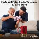 Caliber Gourmet 12-Gauge Shotgun Shell Mug  Bold Red Ceramic Gun Coffee Mug | Unique Gift For Hunters, Gun Enthusiasts & Collectors  Shotgun Shell Cup for Birthdays, Father's Day, Christmas & More