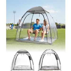 Abahub Clear Bubble Tent for 1-2 Person, Sports Tent with Sealed Floor, Outdoor Winter Tent with Carrying Bag for Sport Event, Camping, Fishing, Cheering