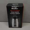 Mueller Cold Brew Coffee Maker, 64 oz Tritan Fortified Pitcher, Pour Spout Handle Lid, Resilient & Leak-Proof for Iced Coffee Tea