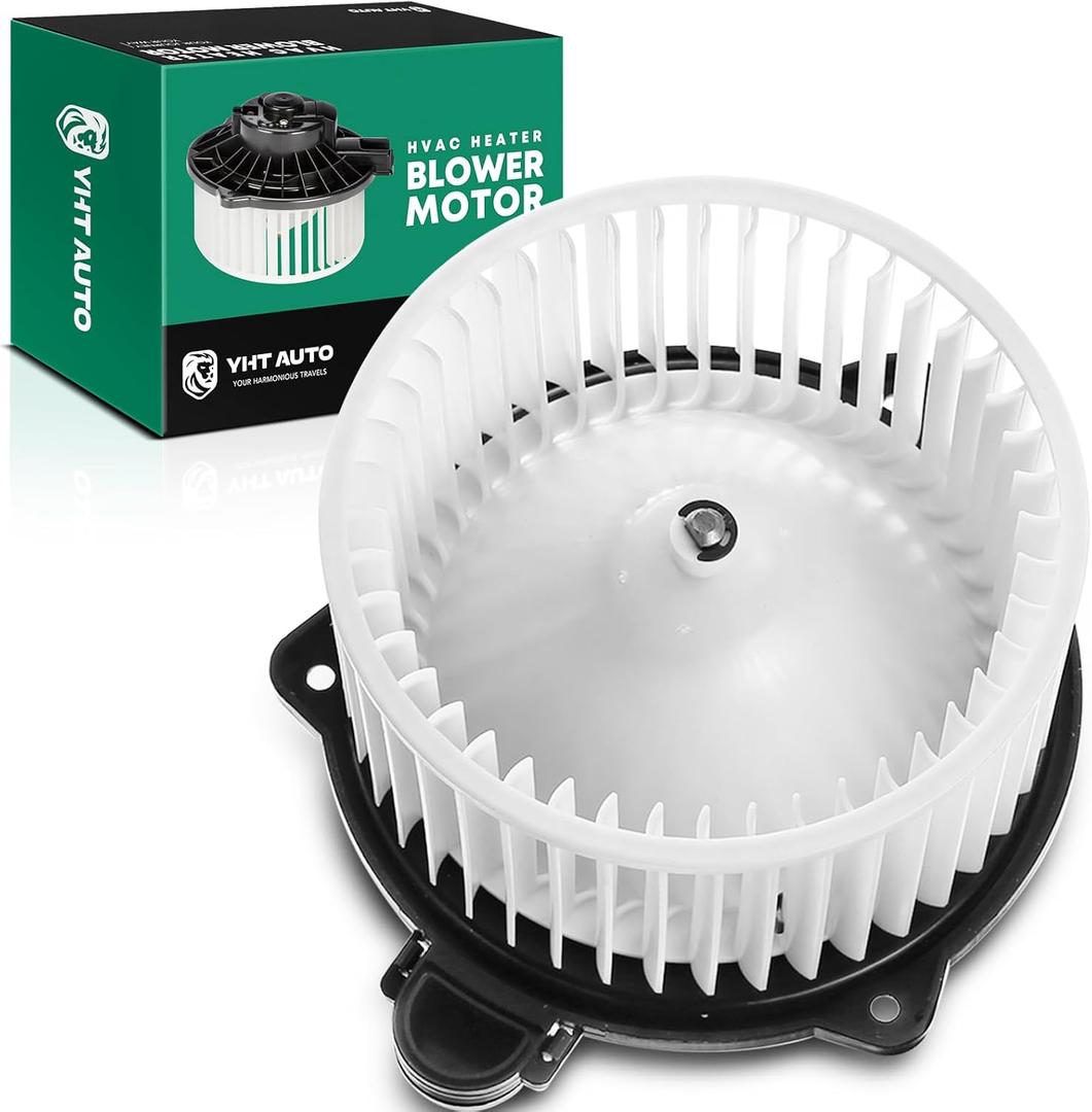 HVAC Blower Motor Assembly for Hyundai Sonata Accent Azera Tucson Entourage Kia Optima, Front Side