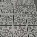 Tin Wall Tiles 24x24 Nail-Up, Stair Risers, Metal Ceiling Tiles, 5 Pack (Antique White)