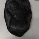 fun shack 50's Men's Black Wig with Sideburns, 1950s Costume Wig for Men, Retro Black Wig for Boys, One Size