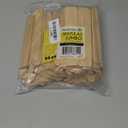 Pandaspa 200 Pieces Jumbo Craft Sticks, Premium Natural Wood for Building, Mixing, and Creating Craft Projects, Size 6 x 3/4