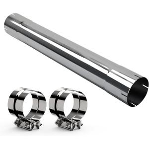 5'' Muffler Deleting Pipe with Clamp, 5 Inch Exhaust Pipe, 30" Length