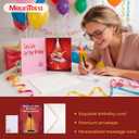 Ballet Birthday Card with Music & Motion, Cute Chicken Musical Birthday Cards for Girl, Sister, Granddaughter, Daughter, Mom, Pop Up Birthday Card for Kids, 5.9"x7.9"