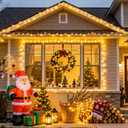 JMEXSUSS 100 LED String Lights Indoor Bedroom, 8 Modes Warm White Christmas Lights Plug in, 33ft Connectable Room Fairy Twinkle Light Outdoor for Mirror Room Home Garden Xmas Tree