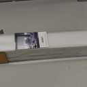 AOSKY Blackout Roller Shades Cordless Blinds for Windows, Free-Stop Shades with Valance, Thermal Insulated Fabric, UV Protection, Natural Woven Blinds for Home and Office (33.5" W x 72" H, White)