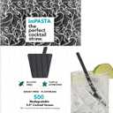 Biodegradable Cocktail Straws 5.5 Inch - 500 Count, Vegan-Friendly, Gluten-Free & Compostable, Never Cracks, 100% Flavourless, Eco-Friendly Drinking Straws Alternative to Plastic Straws