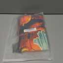 FLAGWIX Halloween Garden Flag - Solar Flag Light for Garden Decor 11.5"x17.5" - Fall Garden Flags for Halloween Decorations, Yard Flags for Fall Outdoor Decor, Outside Decorations for Yard (Flame  Haunted Glow)