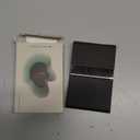 MaxGear Business Card Holder, Slim PU Leather & Stainless Steel Business Card Case for Men & Women, RFID Blocking Name Card Holder with Magnetic Closure, Black Carbon Texture