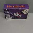 Halloween Decorations Outdoor Spider Web Lights,16.4Ft 220 LED Lighted Spider Web Light up with 8 Modes Waterproof Timer for Yard House Halloween Outdoor Decor Purple Spiderweb