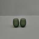 Table Tops Gallery 2 Piece Green Snowflake, Green