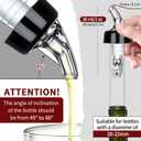 Automatic Measured Bottle Pourer - Quick Shot Spirit Measure Pourer Drinks Wine Cocktail Dispenser Home Bar Tools