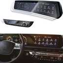 4PCS Compatible with 2025 2024 Kia Telluride Screen Protector is a Continuous&AC Climate Screen 2025-2023 Kia Telluride LX S EX SX SX Prestige dual 12.3Inch Screen Protector Telluride Accessories 2025