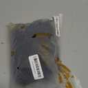 Foxiny Sexy Ruffle Sheer Mesh Lace Wireless Babydoll Lingerie Dress with Thong 2 Piece (Large, Black)