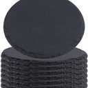 ZOENHOU 5 Pack 8 Inch Slate Cheese Board,Natural Slate Cheese Plates, Black Slate Serving Plates For Cheese,Meat,Appetizers