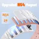 Bandletic Magnetic Silicone Watchband Compatible with Apple Watch Band 44mm 45mm 46mm 49mm 42mm 41mm 40mm 38mm Men Women, Strong Magnet Sport Strap for iWatch Series 11 10 9 8 7 6 5 4 Ultra SE 3 2 1