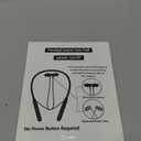 Neck Headphones Wireless BluetoothV5.2 with Microphone Neckband Bluetooth Headphones35 Hours of Playtime in-Ear Neckband Earbuds no Power Button IPX7 Sweat-Resistant deep bass (Y8H)