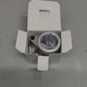 Flag Pole Rings, Aluminum Alloy Flagpole Rings 360 Rotating Anti Wrap Mounting Ring, Spinning Clips with Carabiner for 0.75-1.02 Inch Diameter- Pack of 2 (Matte Silver)