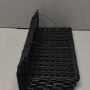 12 Pcs Under Couch Blocker for Bed Adjustable Furniture Plastic Under Bed Blocker with 30 Ties Black Couch Barriers for Dogs Pets Cats (Style 1)