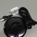 Bird Bath Heater,Birdbaths De-Icer,Birdbath Water Heater Deicer with Thermostatically Controlled,Heated Bird Bath Deicer Suitable for Birdbath Farm Livestock Drinking Outdoors in Winter,Black