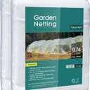 Garden Netting, Fetanten 10 x 33 FT Plant Bird Netting Fruit Tree Netting Raised Bed Screen Mesh for Protector Plants Vegetable Fruit from Animals and Insect (2 PCS) (White)