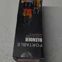 Portable Blender, Cordless, 24oz. Vessel, Personal Blender-for Shakes & Smoothies, BPA Free, Leakproof-Lid & Sip Spout, USB-C Rechargeable & Self Cleaning - Travel with 6 Sharp Blade, Black