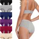 JojoQueen Period Underwear for Women Menstrual Panties Cotton Postpartum Easy Clean Teens Brief (XXXL)