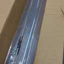 POWERTEC Clear PVC Pipe 4" x 36" Long, 2PK Plastic Tubing and 5PK Pipe Straps w/Anchors & Screws Compatible w/Dust Collection Fittings - Hose for Woodworking Tools (70471)