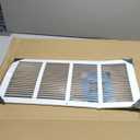 Fits 32x12 Duct Opening | Steel Return Air Grille by Handua | Vent Cover Grill for Sidewall and Ceiling | White | HVAC Cold Air Intake Grille | Outer Dimensions: 33.75"W X 13.75"H