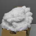 Bedsure GentleSoft White Fleece Blanket for Couch - Cozy Soft Blankets for Women, Cute Small Throws for Girls, Bright White, 50x70 Inches