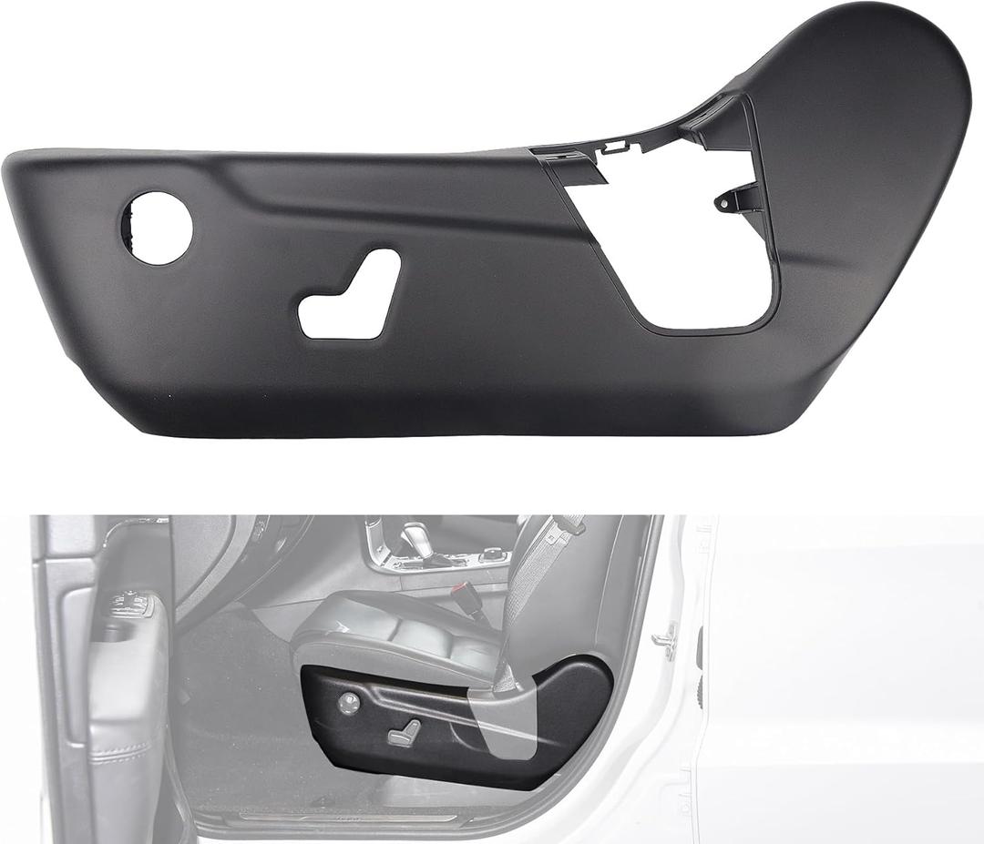 USTAR Driver Seat Trim Panel Compatible with Jeep Grand Cherokee Dodge Durango 2011-2020 Seat Adjuster Shield Cover Replace 1XN97DX9AA 1UN79DX9AA