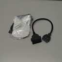 AMHTDOL OBD Adapter Fit for Toyota 22 Pin OBD1 to 16 Pin OBD2 Diagnostic Cable,Compatible with Toyota Vehicle 22pin Connector, Work with OBD2 Scanner Tool/Code Reader