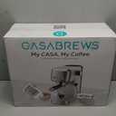 CASABREWS 3700 Essential Espresso Machine 20 Bar, Stainless Steel Cappuccino & Latte Machine with Steam Frother for Home, 43.9oz Water Tank, Coffee Gift for Women & Men, Silver