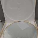 30" Round LED Bathroom Mirror, Wall Mounted Round Backlit Mirror LED Bathroom Vanity Mirror with Lights Fog Free Circle Lighted Mirror with Gold Frame, Smart Light up Mirror 3-Color