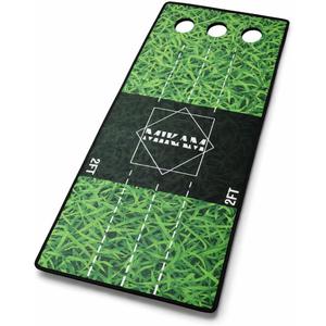 MIKAM Golf Putting Green Mat, Golf Putting Mat Indoor with Practice Alignment Lines, Portable Indoor Putting Green, Golf Practice Mat for Home Office, Golf Putting Mats Practice Indoor & Outdoor Use