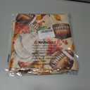 XCHI Fall Pumpkin Football Maple Leaves Tablecloth Rectangle Washable Table Covers for Home Party Decorations 60x84 Inch