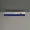 TV Cord Hider - 39in(3xL13in) Cord Covers for Wall Mounted TV Cable Hider Wall Kit | Wire Hiders for TV on Wall, Wire Covers for Cords, Cable Concealer Hide Cords, 1.5" W x 0.75" H, White