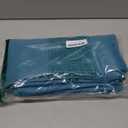 DONREN 54 Inch Curtains Blackout Thermal Insulated Rod Pocket Curtain Panels for Living Room (42 W x 54 L,2 Panels,Teal)