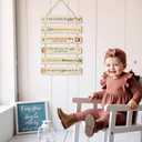 I am A Child of God Wood Sign,Woodland Animals Hanging Wooden Sign,Bible Verses Door Hanging,Christian Religious Wall Plaque,Inspirational Quotes Door Sign for Christian Nursery Home Room