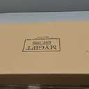 MyGift 14 Inch Artificial Green Grass Plant in Vintage Black Wood Planter Window Box, Faux Greenery in Decorative Rectangular Crate Style Wooden Container