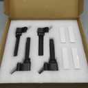 4PCS UF765 Ignition Coils Pack & 95125 Iridium Spark Plugs Compatible with A4 Q5 2014-2020 L4 2.0L 1.8L Replace#UF771 UF793 UF797 06J905110D 06J905110K