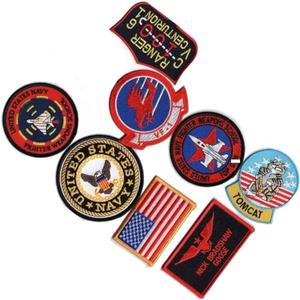 Goose Nick Bradshaw 8pc Iron On Sew on Patch Set (multicolored)