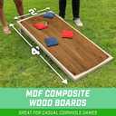 GoSports Portable Cornhole Sets, 8 Styles Choose 4 x 2 ft or 3 x 2 ft - Boards Include 8 Bean Bags, Travel Case, and Game Rules
